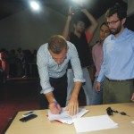 FIRMARON IMPORTANTE PROGRAMA SOCIAL PARA COLONIA TERESA