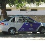 Móvil policial de Alejandra