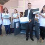 RUSCITTI ENTREGÓ DOS AULAS DIGITALES