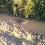 SUSTRAJERON UNA MOTO Y LA ARROJARON A UN DESAGÜE