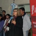BALAGUÉ INAUGURÓ LA ESCUELA DE ENSEÑANZA MEDIA PARA ADULTOS Nº 1329 DE SANTA ROSA DE CALCHINES