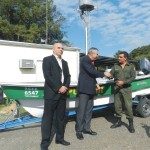 SE HIZO ENTREGA DE NUEVA EMBARCACION PARA LA GUARDIA RURAL LOS PUMAS SAN JAVIER