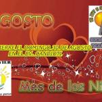 AGOSTO MES DE LOS NIÑOS – JUEGOS Y DIVERSIÓN EN LOS BARRIOS