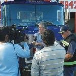 BOMBEROS VOLUNTARIOS DE SAN JAVIER PRESENTARON SU NUEVA AUTOBOMBA