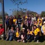 PLANTARON ÁRBOLES EN LA PLAZA PAPA FRANCISCO