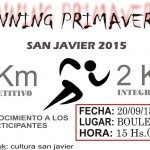 RUNNING PRIMAVERAL SAN JAVIER 2015