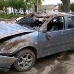 Vuelco en camino vecinal