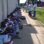 La escuela 435 visita barrio El Triángulo 1