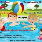 LA TEMPORADA DE PILETA EN EL CLUB CENTRAL COMENZARÁ EL 14 DE DICIEMBRE
