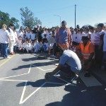 PINTAN LA PRIMER ESTRELLA AMARILLA EN MEMORIA DE IRMA ELSA UVIEDO