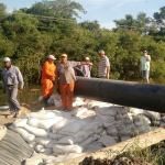 CONTINÚAN LOS TRABAJOS POR LA EMERGENCIA HÍDRICA EN LA CIUDAD