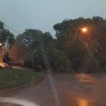 EN MENOS DE UNA HORA CAYERON 50 MILÍMETROS