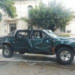 VUELCO DEJA CINCO HERIDOS EN LA RUTA 1 - 1