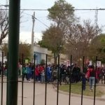 Manifestación frente a Fiscalia