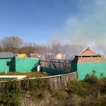 BOMBEROS VOLUNTARIOS SOFOCARON UN INCENDIO EN SALADERO CABAL