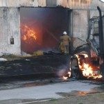 Incendio Tractor en Helvecia