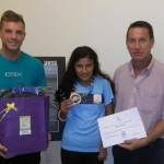 EL MUNICIPIO DISTNGUIÓ A LA ATLETA JÉSICA MARIETAN Y AL PROFESOR UBALDO LÓPEZ