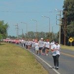 SANTA ROSA CAMINÓ BAJO LA CONSIGNA MOVETE POR LA SALUD