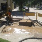 COMENZÓ LA PRIMERA ETAPA DE LA OBRA DE CLOACAS EN SAN JAVIER  07 - 04 - 17