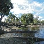 CERRARON LAS COMPUERTAS DEL DESAGUE AL ARROYO SAN JOAQUÍN