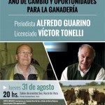 Afiches Charla Tonelli en vera