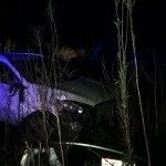 ESQUIVÓ UNA MOTO QUE CIRCULABA SIN LUZ Y VOLCÓ