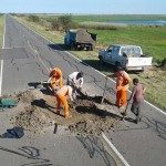 Vialidad Arreglando ruta