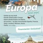 TURISMO Europa salida grupal 2018