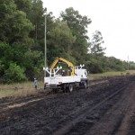 BOMBEROS Y PERSONAL MUNICIPAL EXTINGUIERON UN INCENDIO EN EL VIVERO