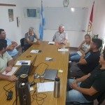 Baucero con técnicos