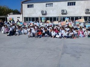 EL ARTISTA MARIO LANGE PASO POR MATERNO MUTUAL BELGRANO Y DEJÓ SU OBRA Y SU EXPERIENCIA