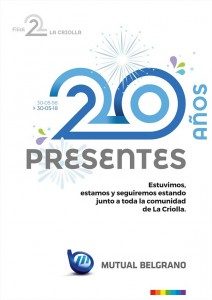 la criola 20 años - Filial 2