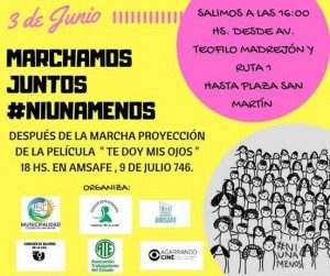 3 de junio NI UNA MENOS