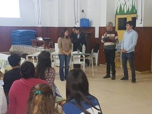 BAUCERO JUNTO A CARLOS YOSSEN EN EL INSTITUTO 15