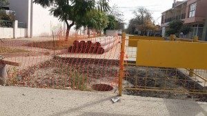 CALLES INTERRUMPIDAS POR OBRA DE CLOACAS
