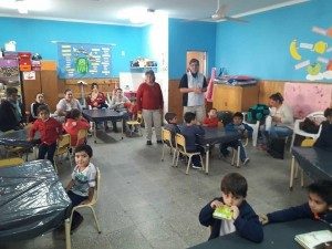 NÉSTOR LANCHE LLEGÓ CON SU MUESTRA Y TALLER MOCOVÍ A LARRECHEA