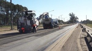 Repavimentación Ruta 1 San Javier