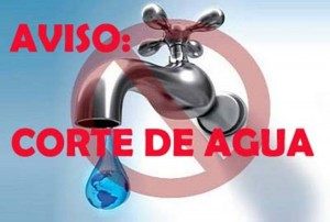 corte de agua