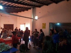 Baucero se reunió con vecinos de san javier