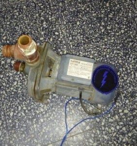 Bomba centrífuga robada