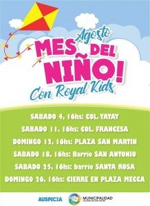 CON MUCHA DIVERSIÓN ARRANCA EL MES DEL NIÑO