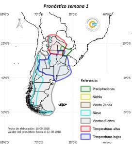 GRAN VARIEDAD DE FENÓMENOS EN LA SEMANA