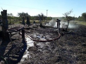 Incendio Techería