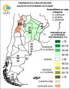 SE PRONOSTICAN LLUVIAS SUPERIORES A LOS NORMAL PARA EL PRÓXIMO TRIMESTRE