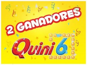 Dos ganadores Quini 6