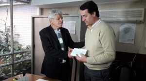 EL SENADOR BAUCERO RECORRIÓ EL HOSPITAL RAWSON Y ENTREGÓ UN APORTE ECONÓMICO