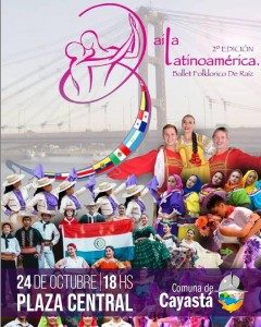SE REALIZARÁ EN CAYASTÁ EL SEGUNDO FESTIVAL “BAILA LATINOAMÉRICA”