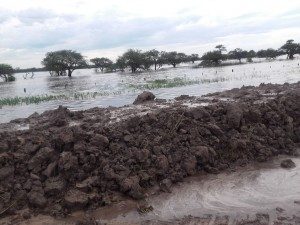 CRECIDA DEL SALADILLO DULCE AMENAZA CON CORTAR LA RUTA 72 S