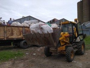 RECICLABLES - SE FUERON MÁS DE 4 TONELADAS DE BASURA