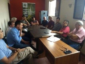 SE REUNIERON AUTORIDADES DEL DEPARTAMENTO POR LA SITUACIÓN PRODUCTIVA
